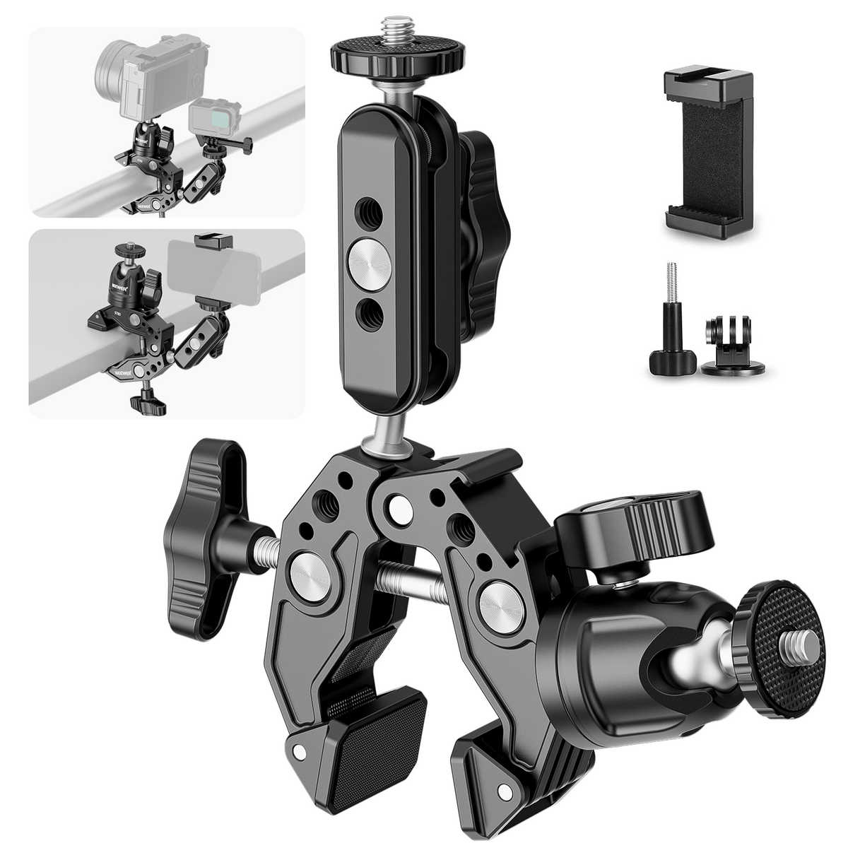 UTEBIT Bras Magique Articulé, 9 Pouces Magic Arm avec Super Clamp avec UTEBIT Bras Magique Articulé, 9 Pouces Magic Arm avec Super Clamp avec
