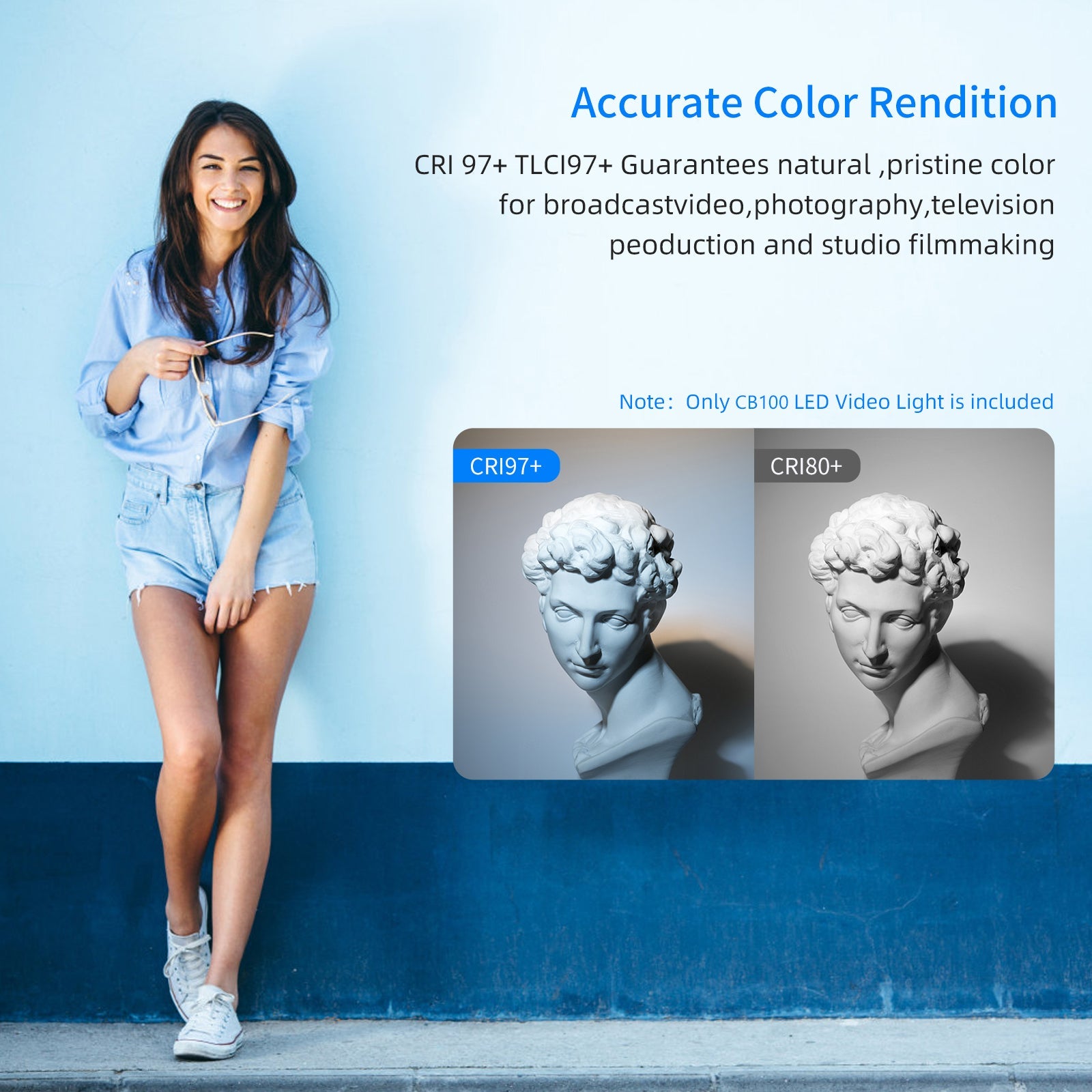 Neewer CB100 100W 5600K LED Video Light,