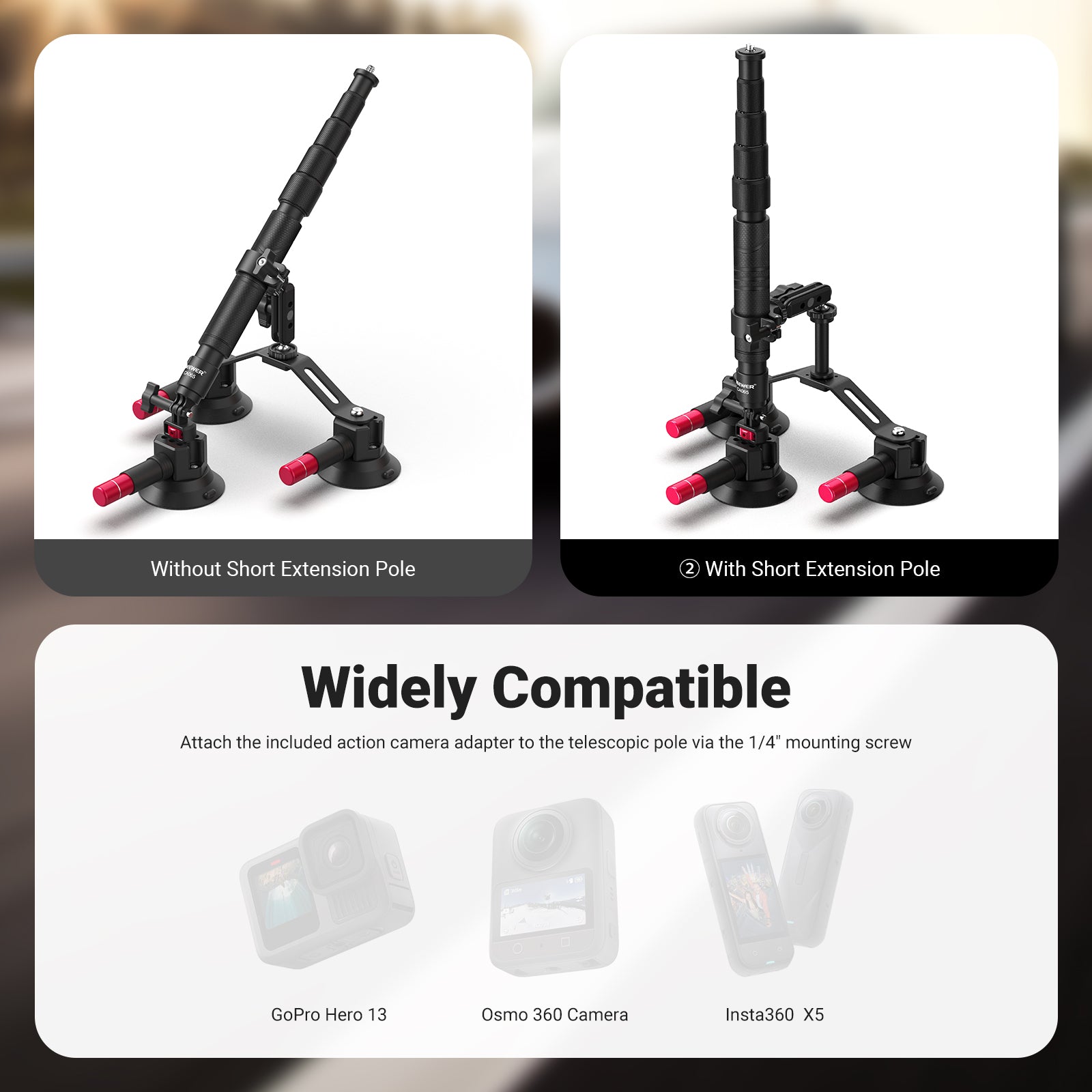 Neewer CA065 Car Mount - Thumbnail 5