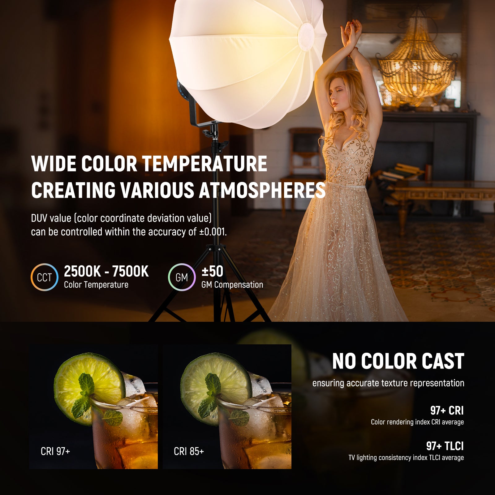 NEEWER CB300C 300W COB RGB LED Video Light