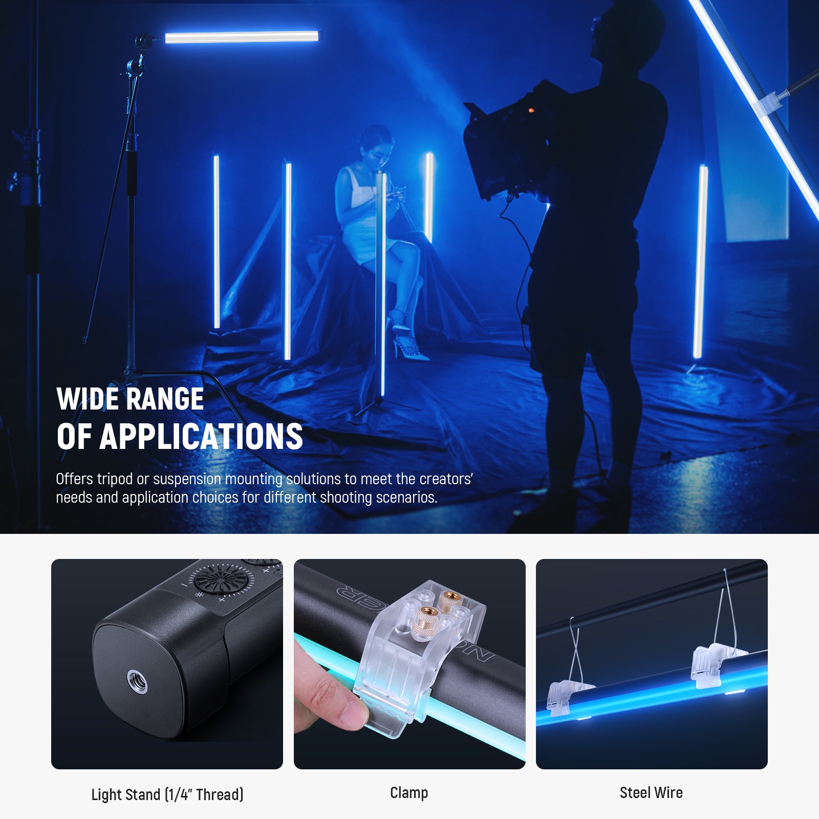 NEEWER TL90C 30W RGB LED Tube Light - NEEWER