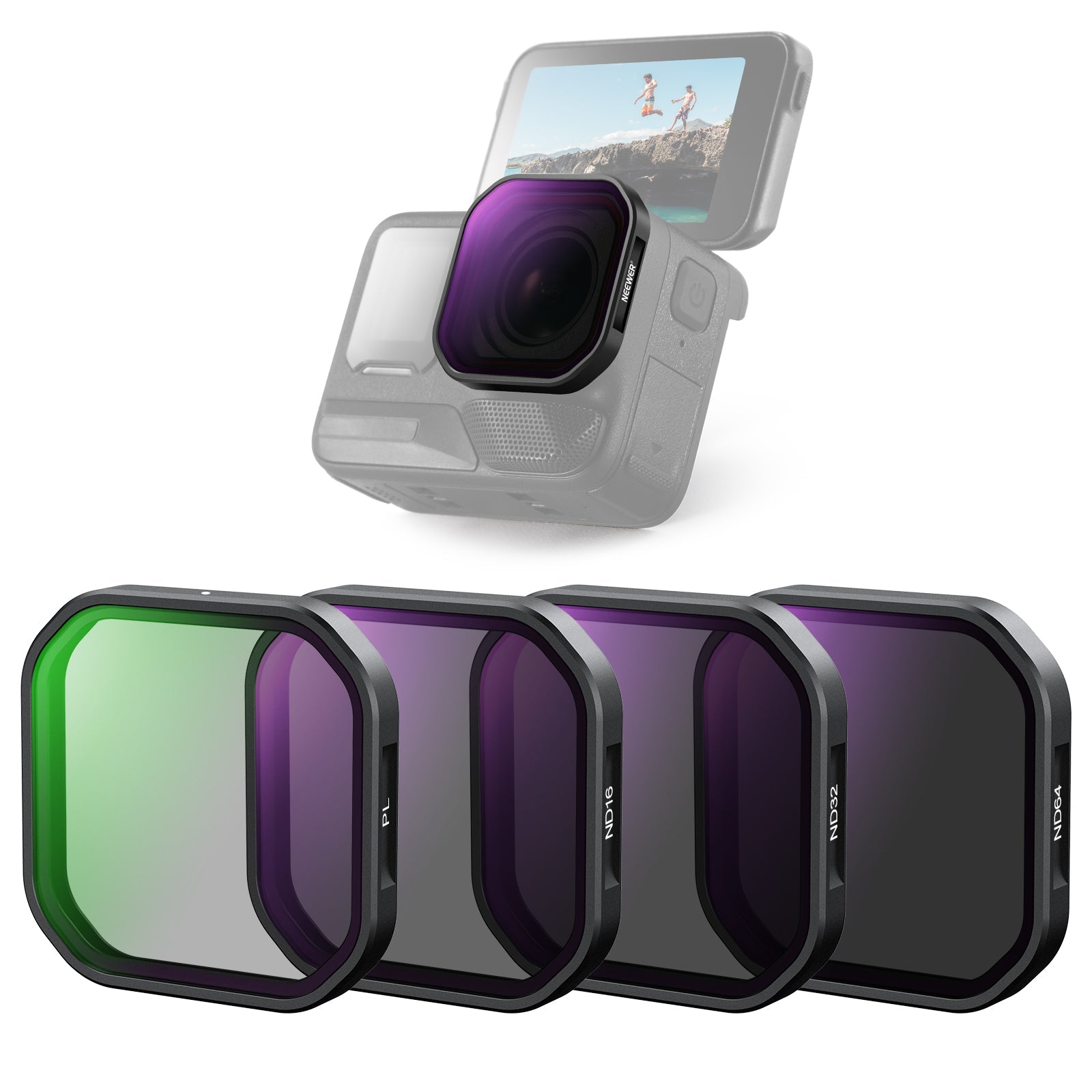 Neewer PL/ND Filter for Insta360 Ace Pro 2 - Thumbnail 5