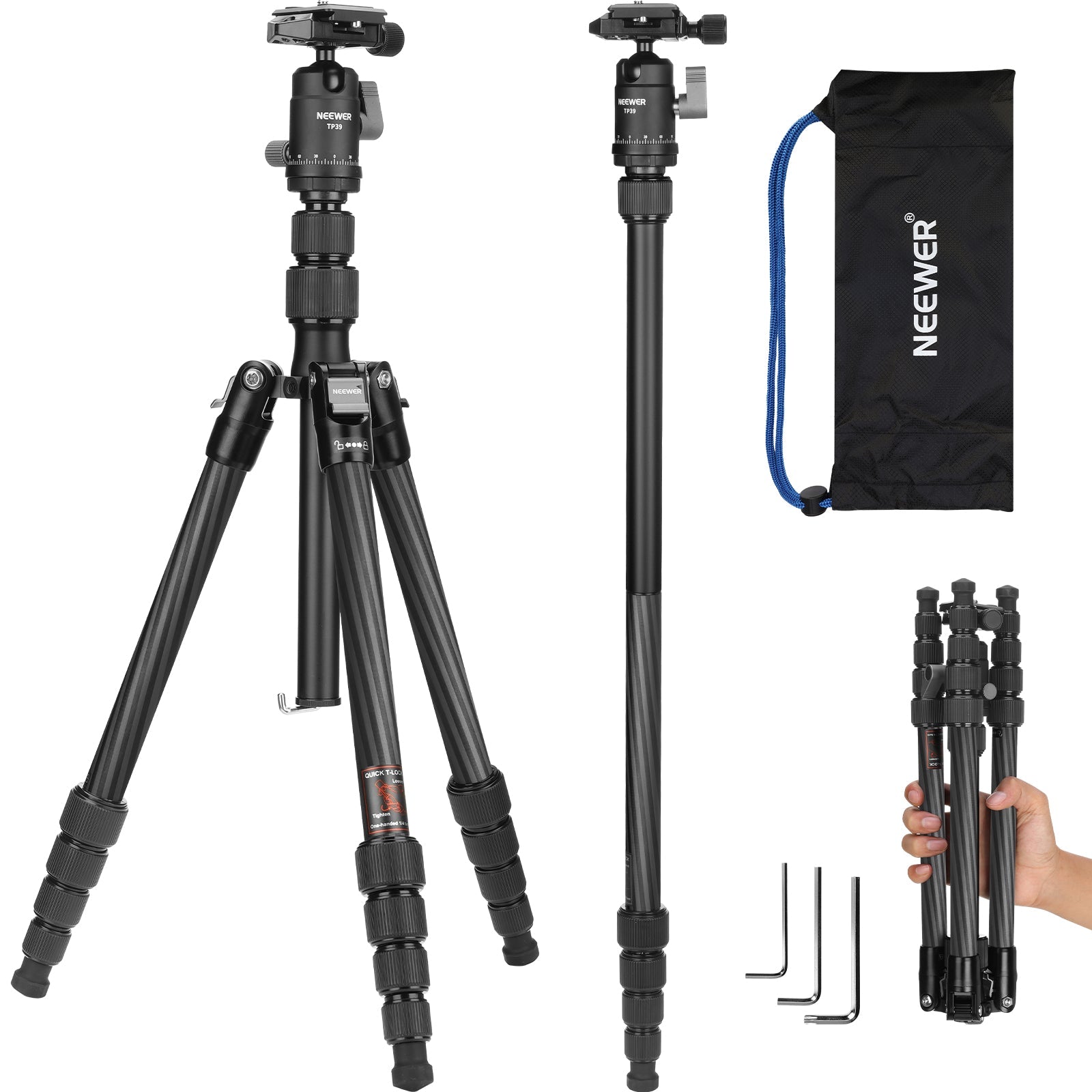 Neewer TP39 Tripod - Thumbnail 2