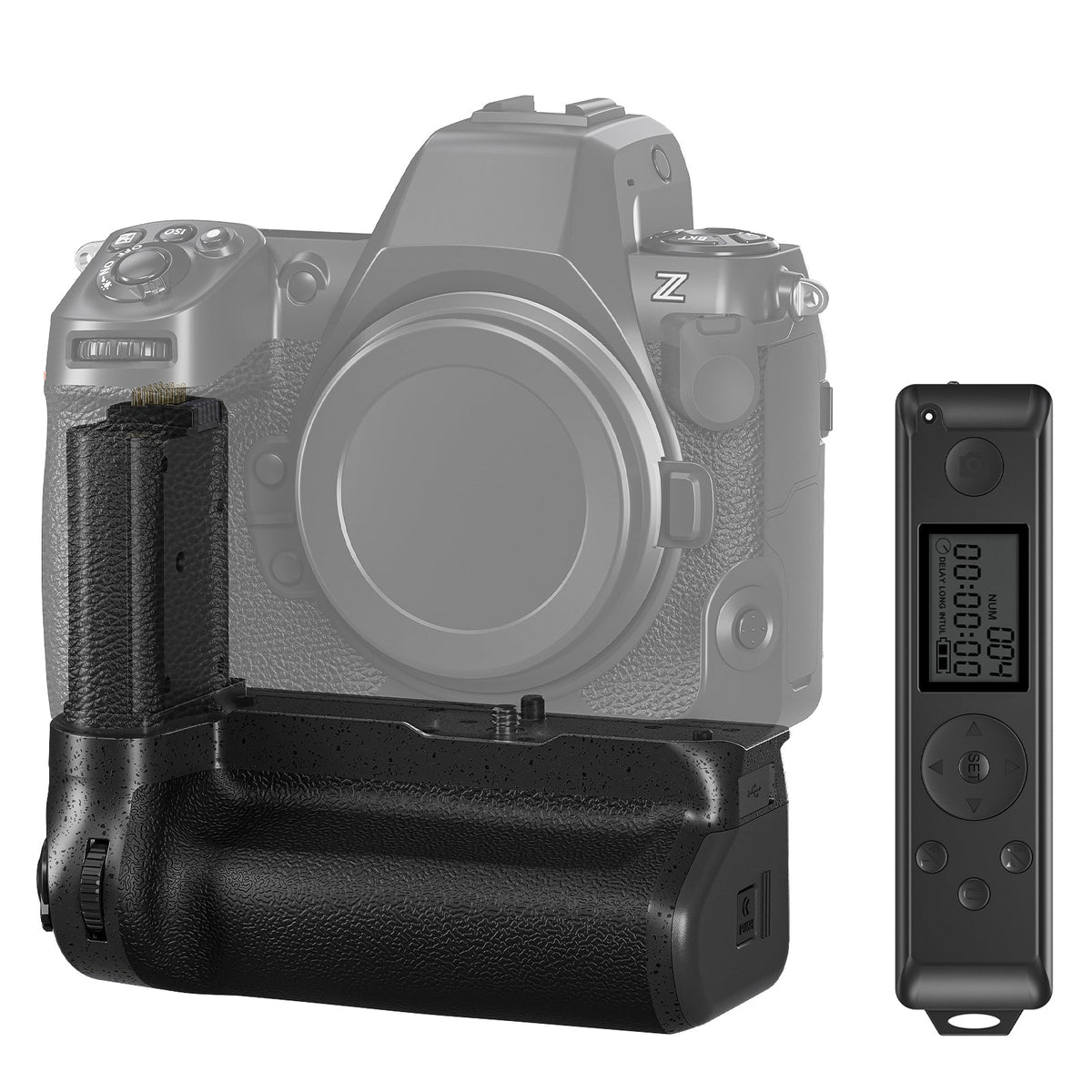 FOTGA Poignée Verticale MB-N12 Pour Nikon Z8 - Double Batterie EN-EL15C