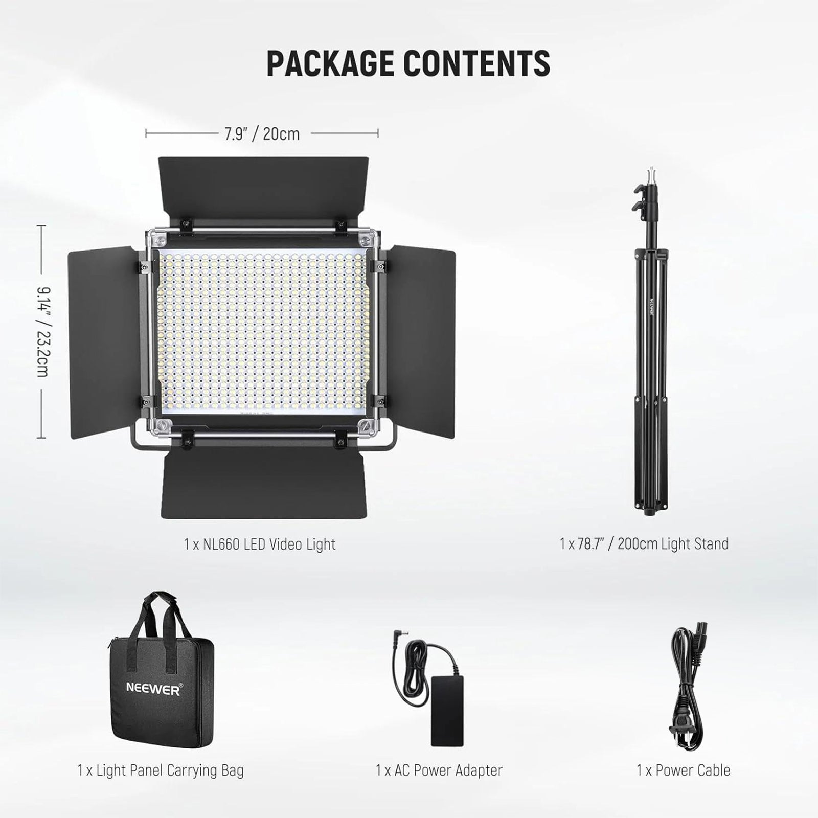 NEEWER NL660 Bi-Color LED Panel Light - NEEWER