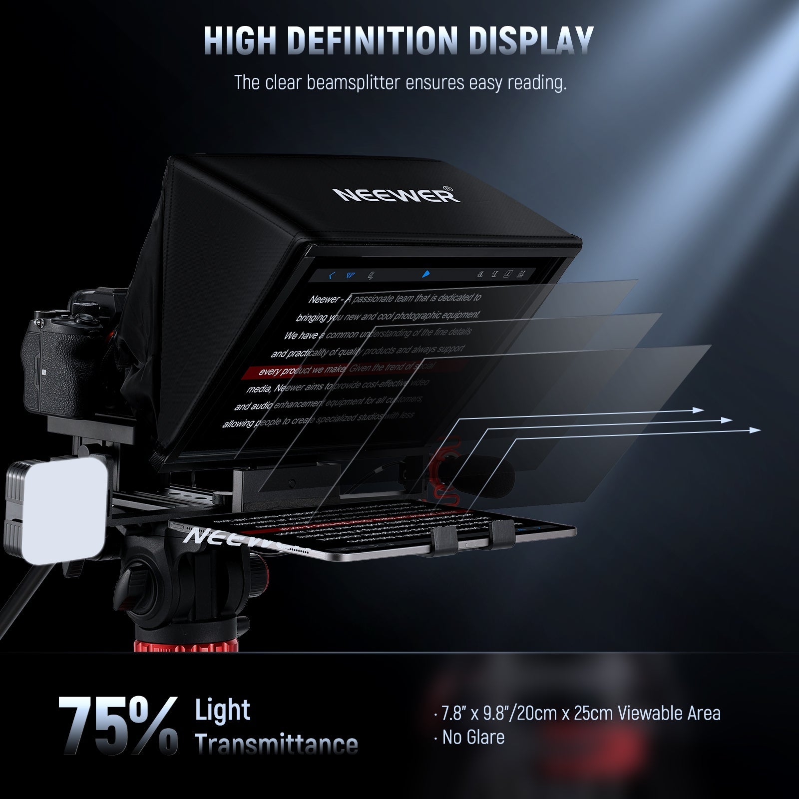NEEWER X14 II All In One Teleprompter - NEEWER