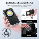 NEEWER FS60B Bi-Color LED Video Light fits perfectly in one hand, slides easily into your pocket, and can be carried anywhere.