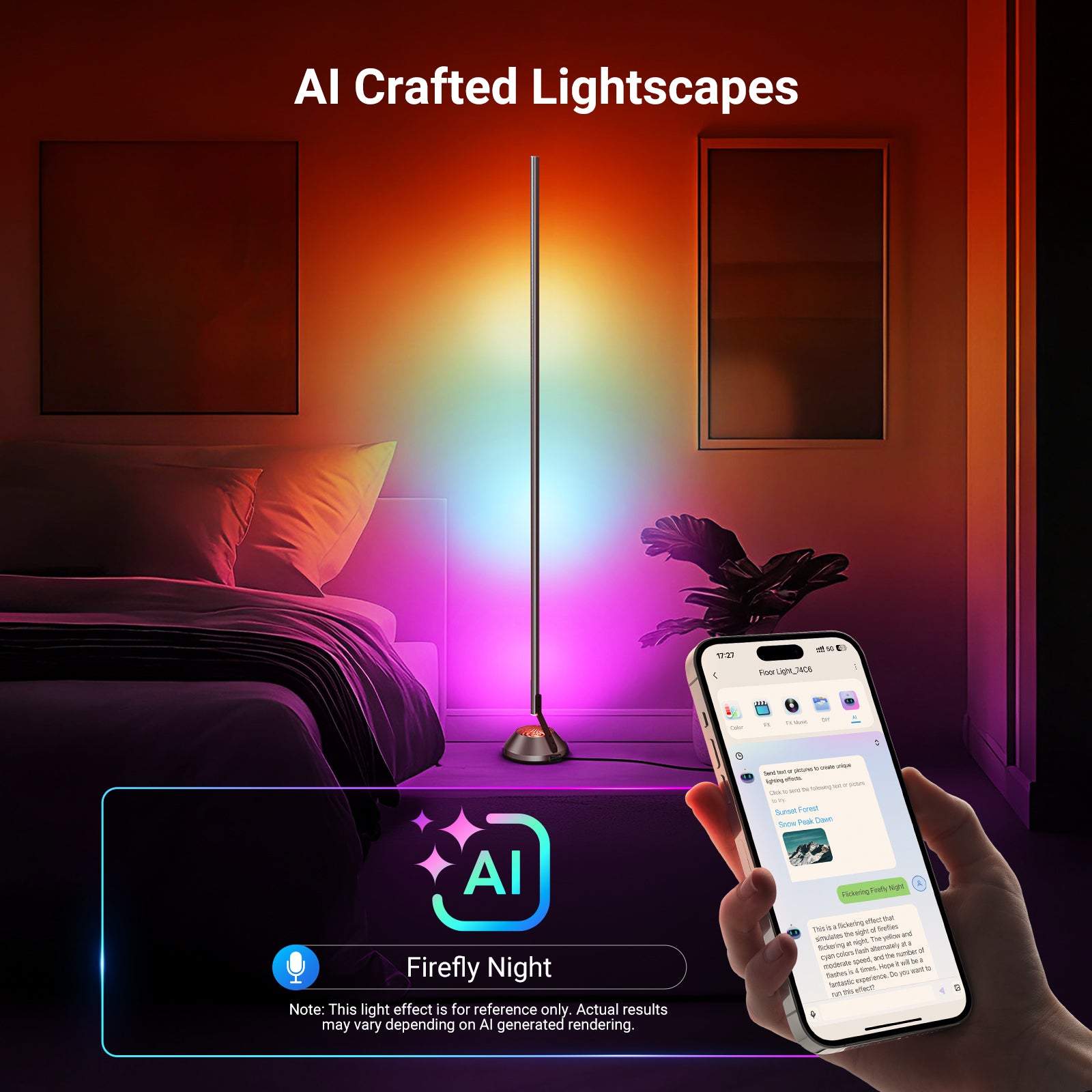 NEEWER NF01 1500lm Smart RGBW Corner Floor Lamp with 16 Million Colors