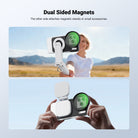 Magnets on the other side can attach magnetic phone camera photography accessories.