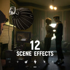 12 built in special effects for enhanced creativity in photos & videos