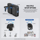 NEEWER N15 Clip On Magnetic LED Fill Light offers multiple setup options.