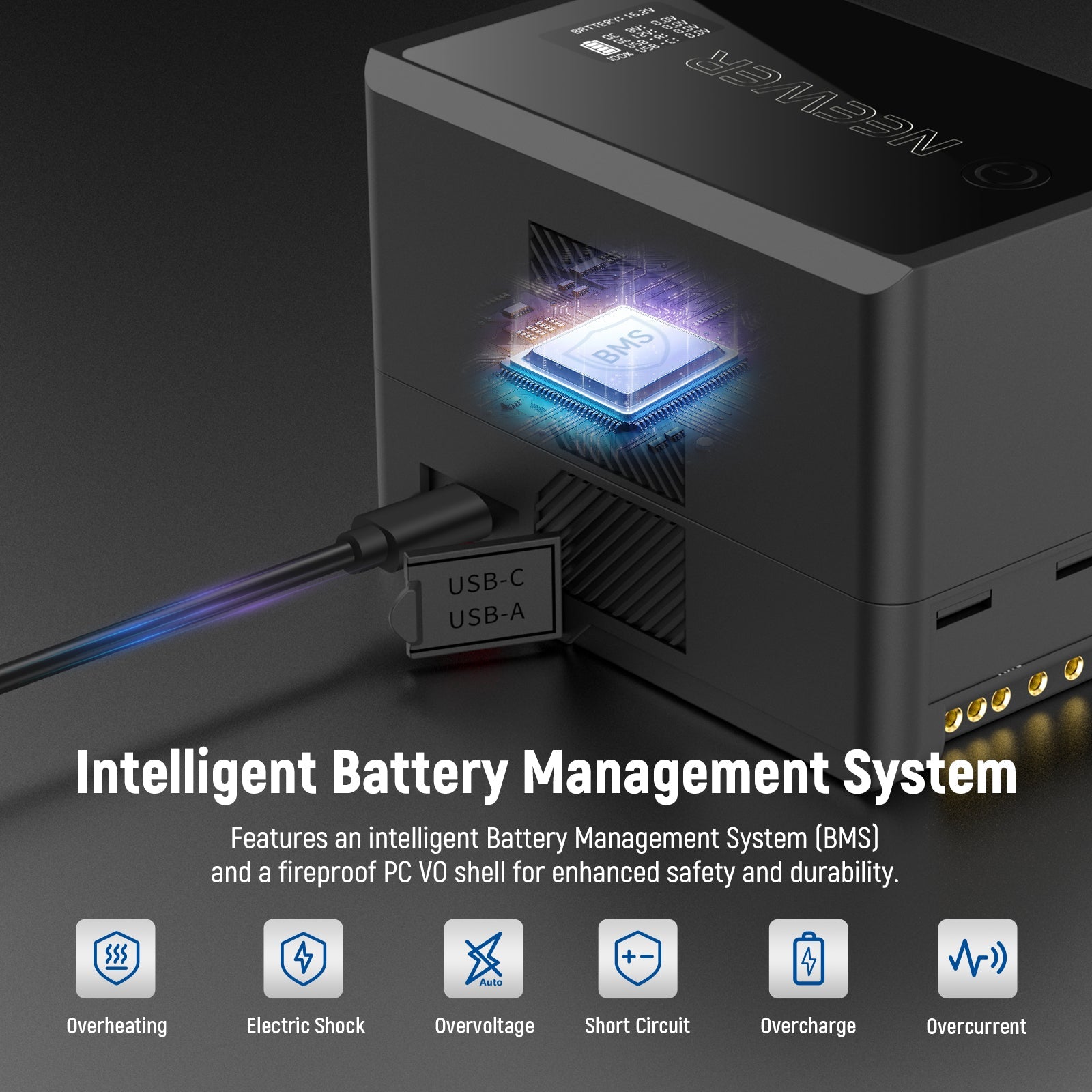 NEEWER PS150E Vマウントバッテリー NEEWER V Mount Battery PS150E 10350mAh 150Wh – NEEWER.CA