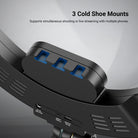 NEEWER RB18B cordless ring light features 3 cold shoe mounts and supports simultaneous shooting or live streaming with multiple phones.