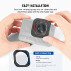 NEEWER LS-C40 10X Macro Lens For Insta360 Ace Pro/Ace Pro 2 is easy to install.