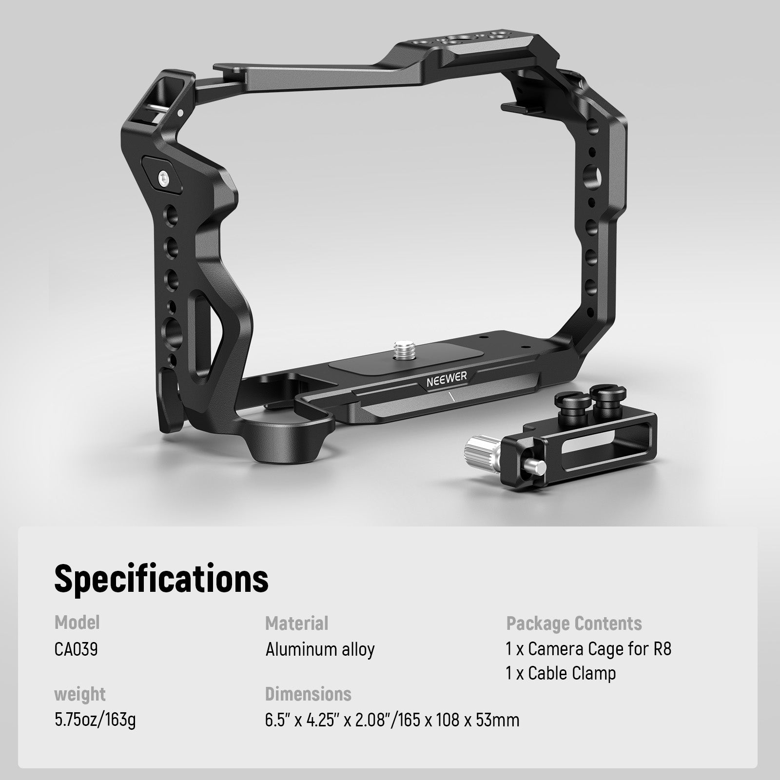 NEEWER CA039 EOS Camera Cage For Canon R8 - NEEWER – NEEWER.CA