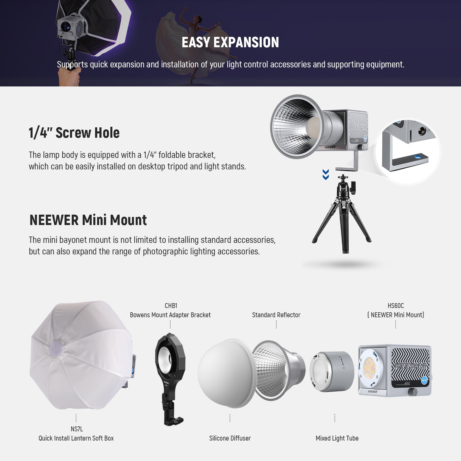 その他 neewer hs60c NEEWER 60W Portable RGB LED Video Light Handheld Fill Light, APP