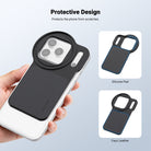 This magnetic phone camera lens filter mount adapter backplate can protect the phone from scratches.