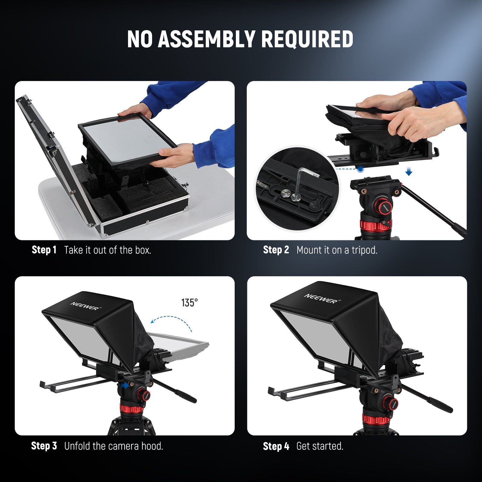 NEEWER X14 II All In One Teleprompter - NEEWER