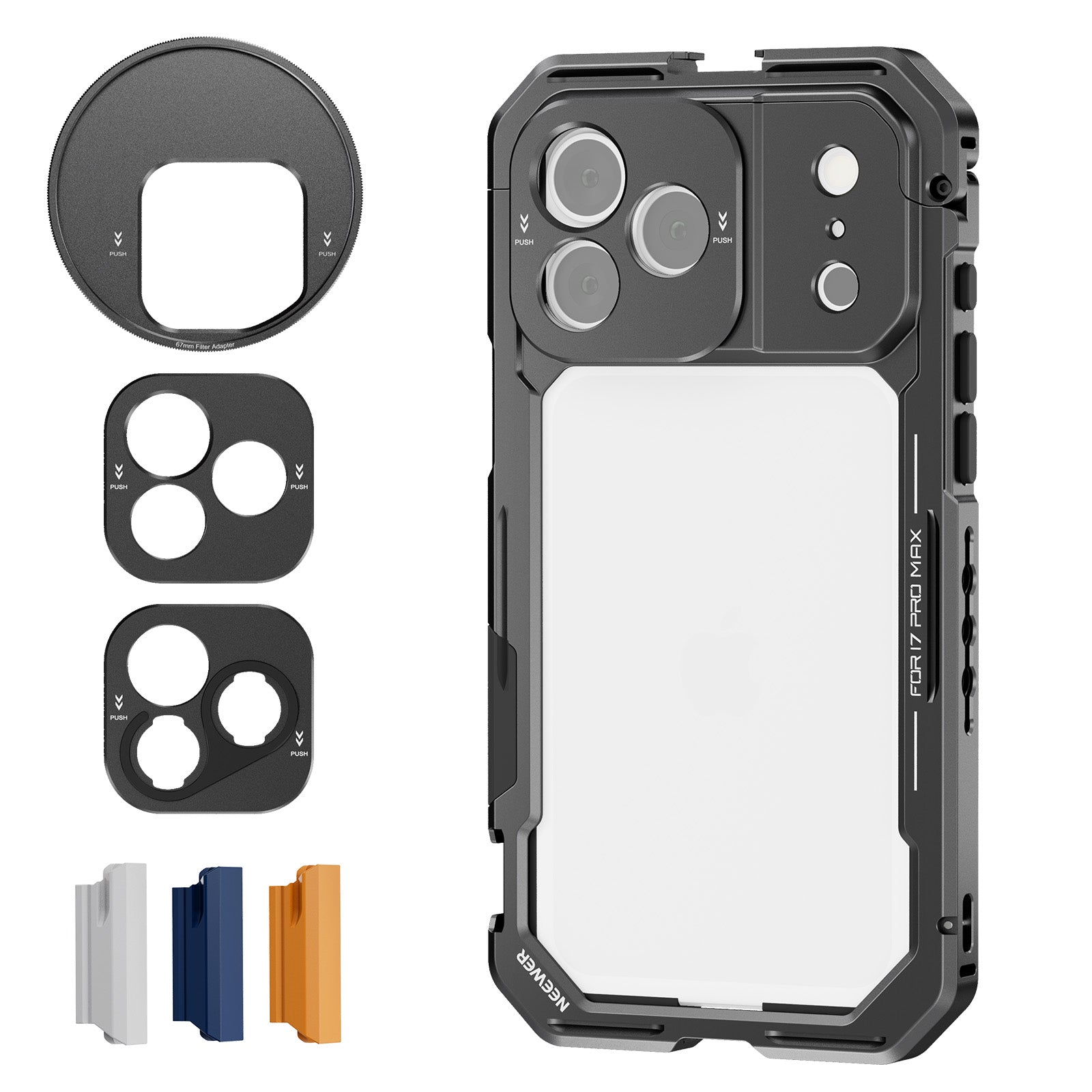 NEEWER PA143/PA144 Phone Cage Compatible with iPhone 17 Pro/Pro Max