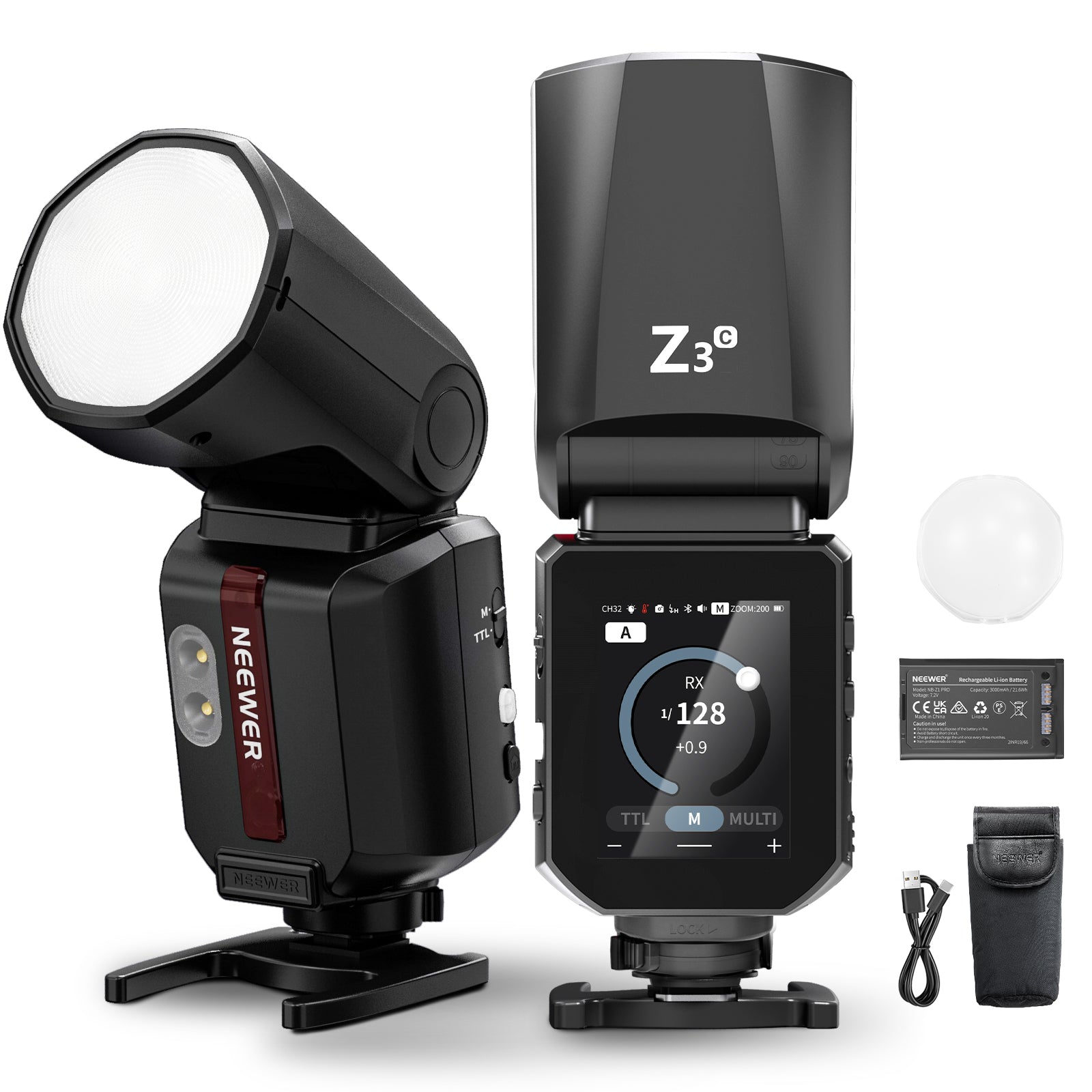 NEEWER Z3 100Ws TTL Flash Speedlite