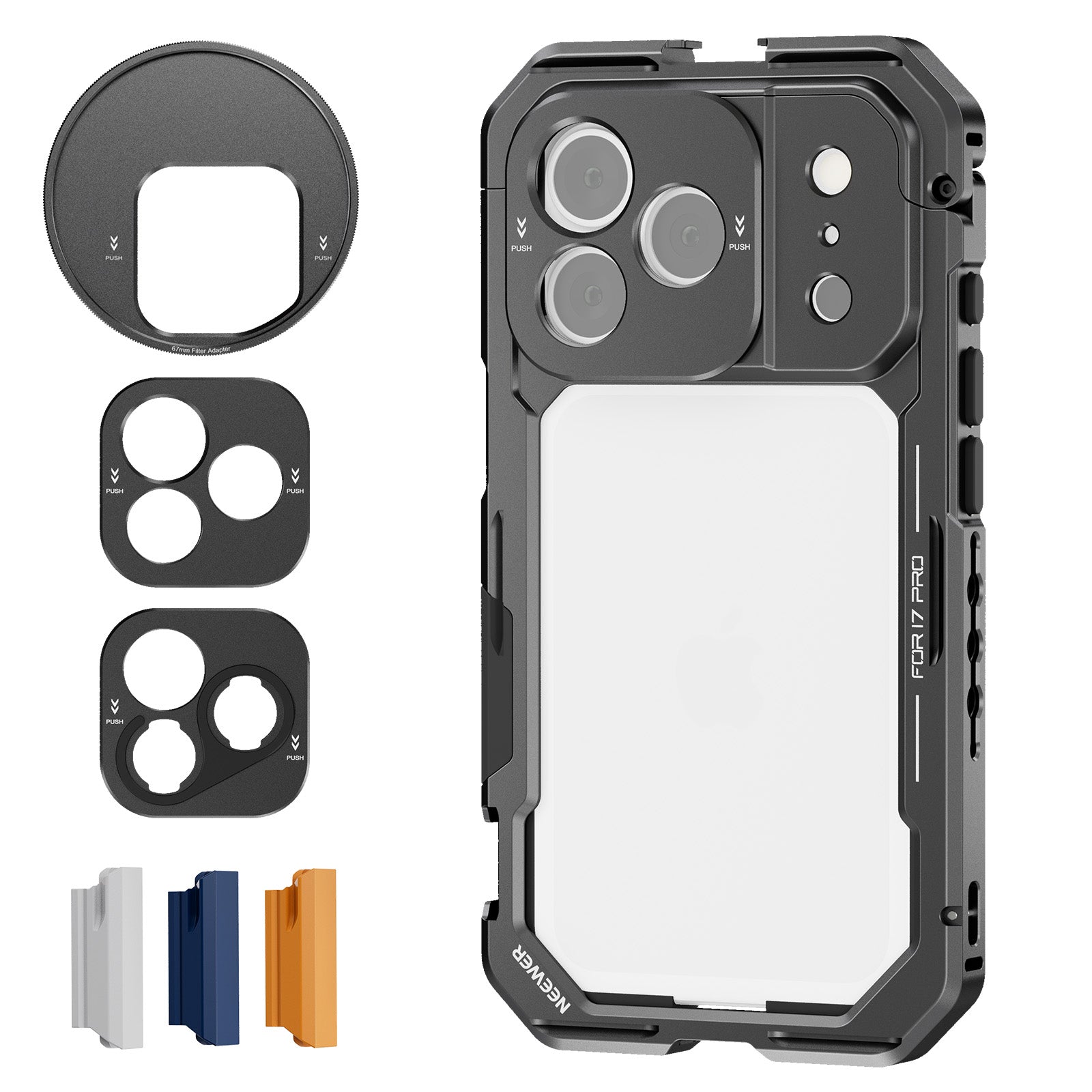 NEEWER PA143/PA144 Phone Cage Compatible with iPhone 17 Pro/Pro