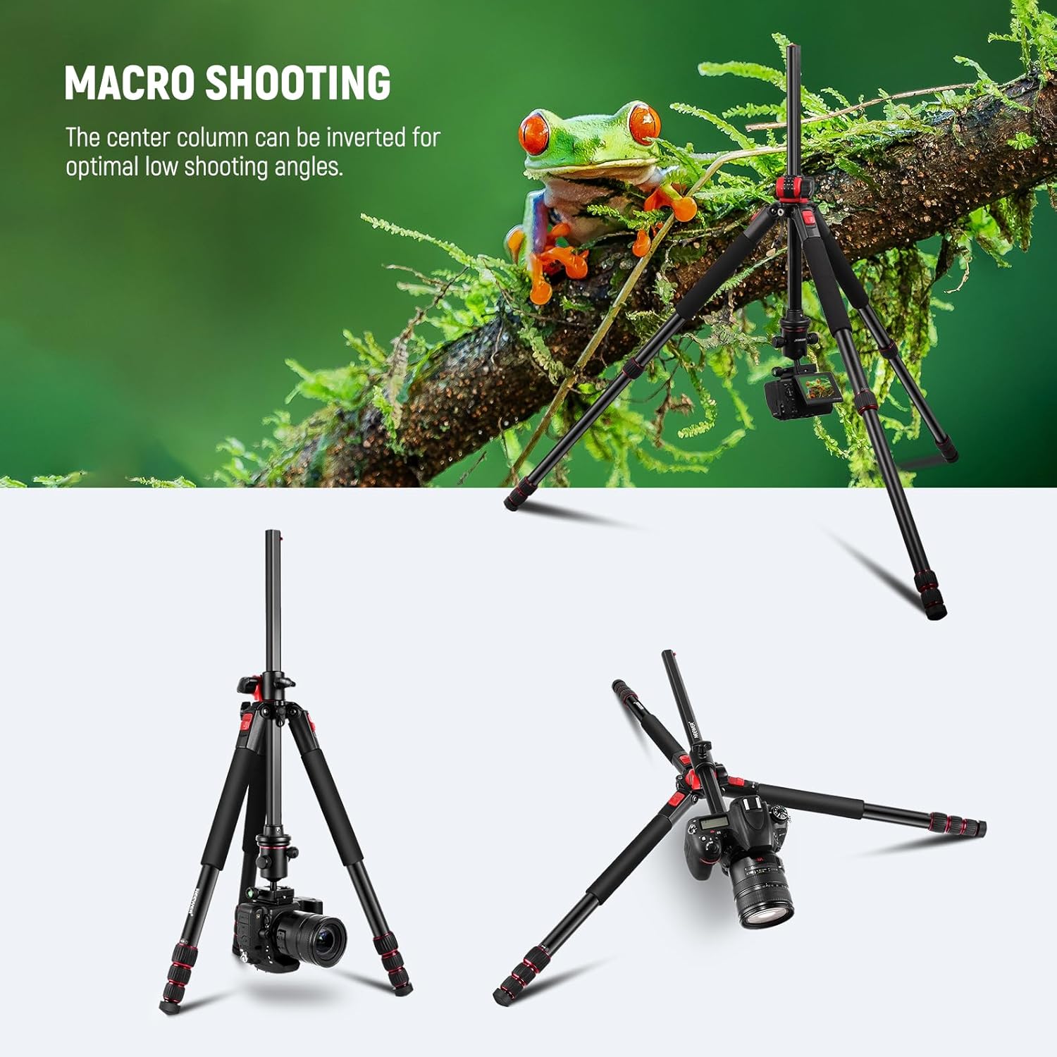 みゅう NEEWER 72.4'' Aluminium Alloy Camera Monopod Tripod - NEEWER