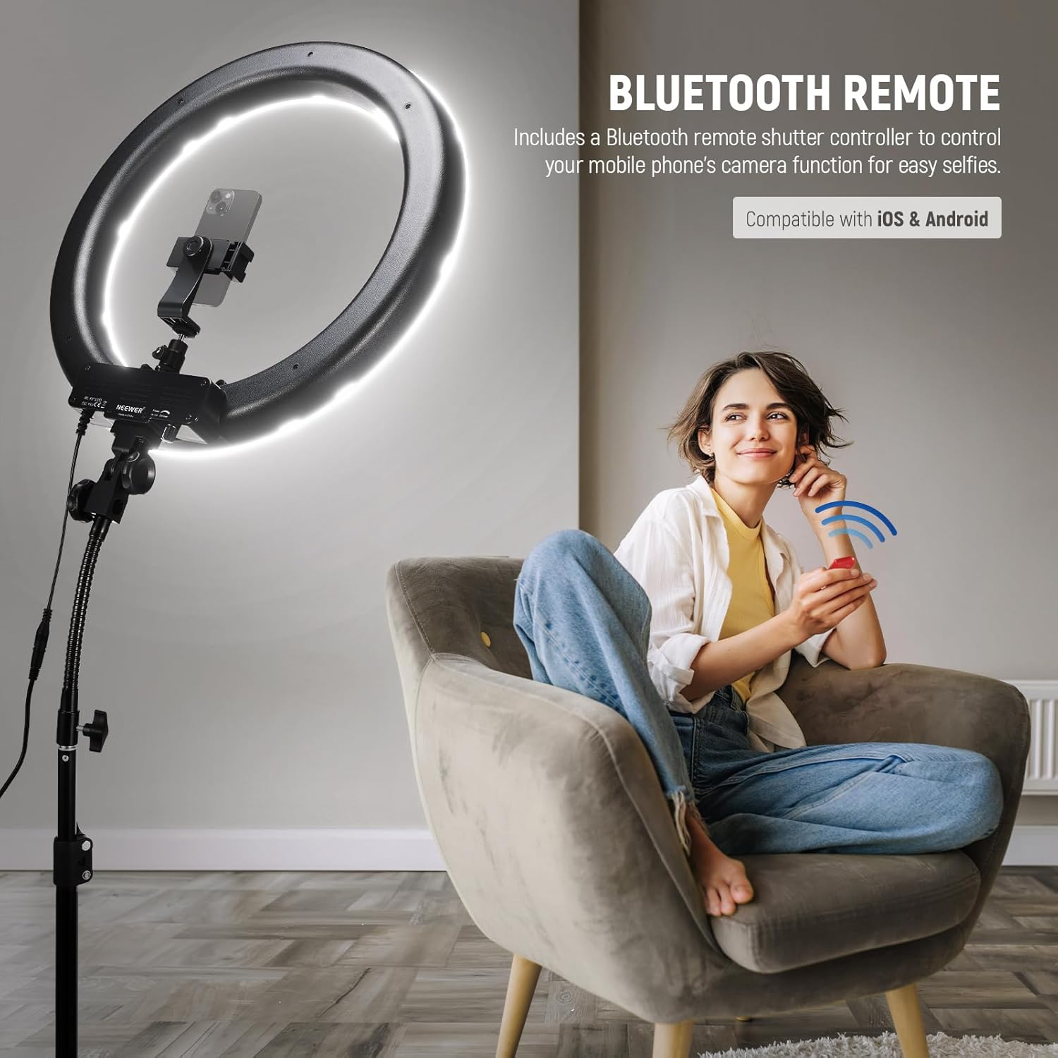 NEEWER RL-18 18 Inch 55W LED Ring Light Kit – NEEWER.CA