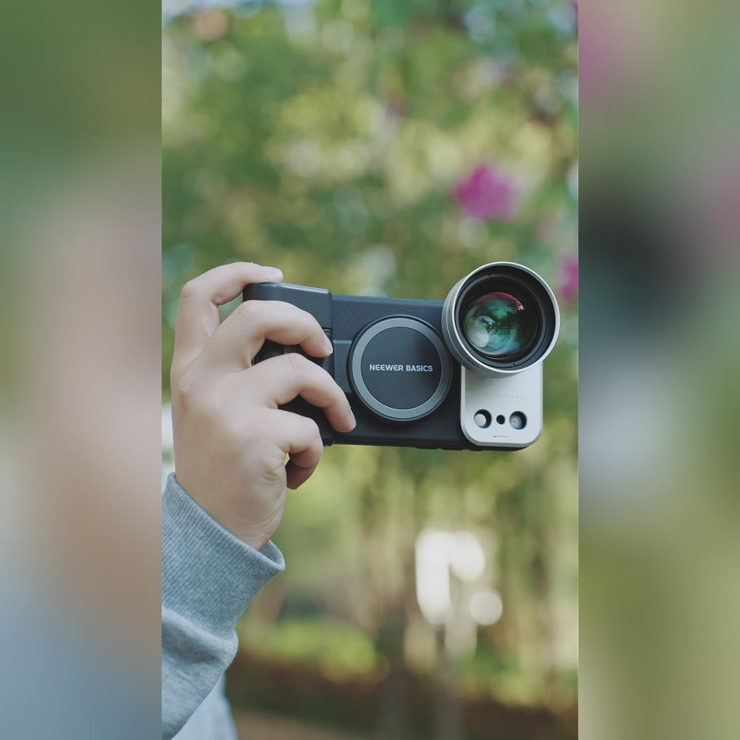 NEEWER LS-66 65mm HD Telephoto Phone Lens with 17mm Thread & Lens