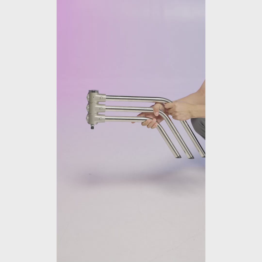 NEEWER SC320 320cm Stainless Steel C Stand with Boom Arm - NEEWER