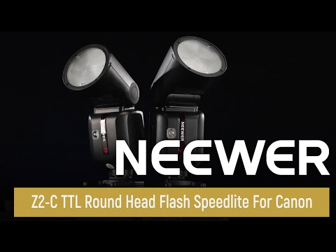 NEEWER Z2 TTL Round Head Flash Speedlite with Diffuser - NEEWER