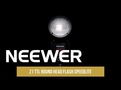 NEEWER Z1-N TTL Round Head Flash Speedlite for Nikon DSLR Cameras