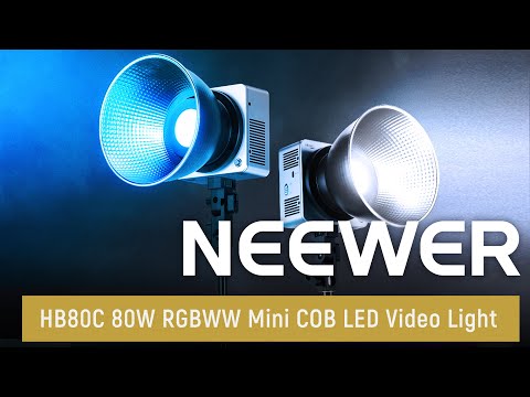 NEEWER HB80C 80W RGBWW Mini COB LED Video Light – NEEWER.CA