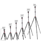 Neewer Aluminum Alloy 75"/191cm Tripod Monopod with Rotatable Center Column for Panoramic Shooting (Red) - neewer.com