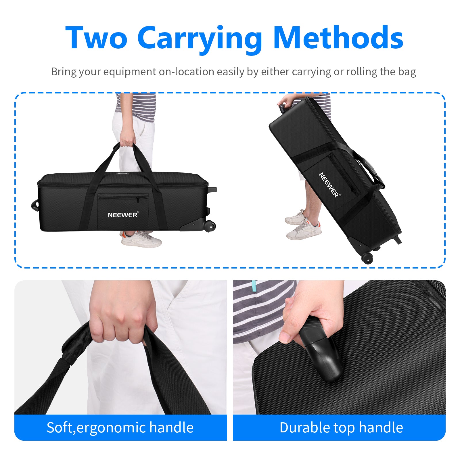 Neewer rolling camera bag best sale