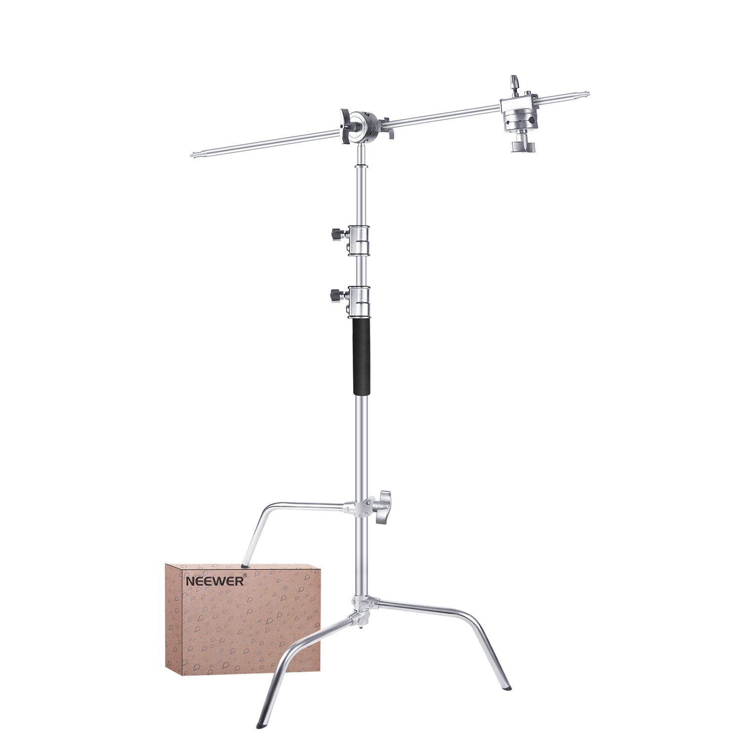 NEEWER Stainless Steel C Stand with Boom Arm & Sliding Legs - NEEWER –  NEEWER.CA