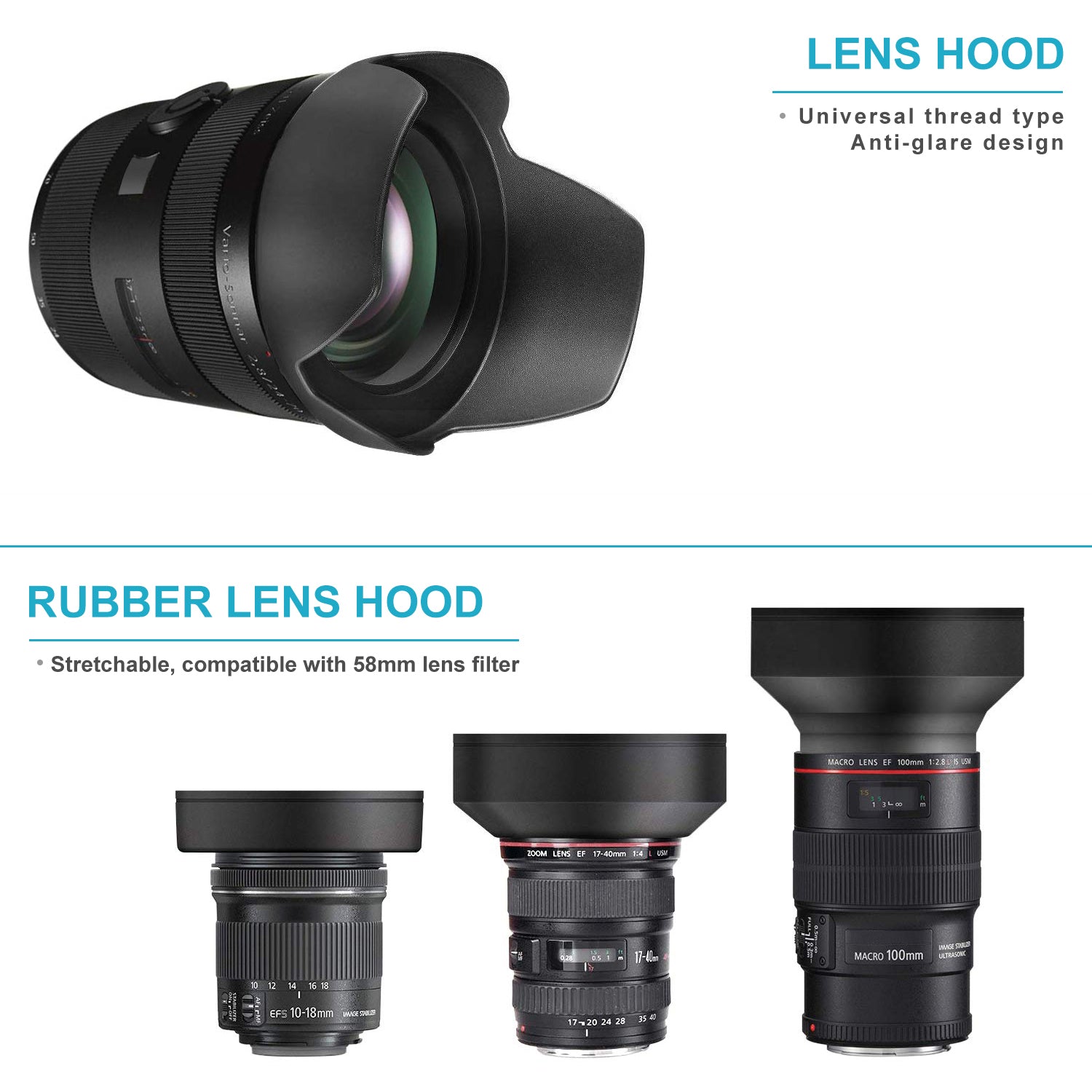 NEEWER 58mm Wide Angle Lens and Filter Kit - NEEWER – NEEWER.CA