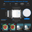 Neewer 2 Packs of 50W RGB 660 PRO Led Video Light Kit with APP Control