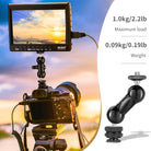 Neewer Cool Ballhead Multi-Function Double Ball Head with Cold Shoe Mount