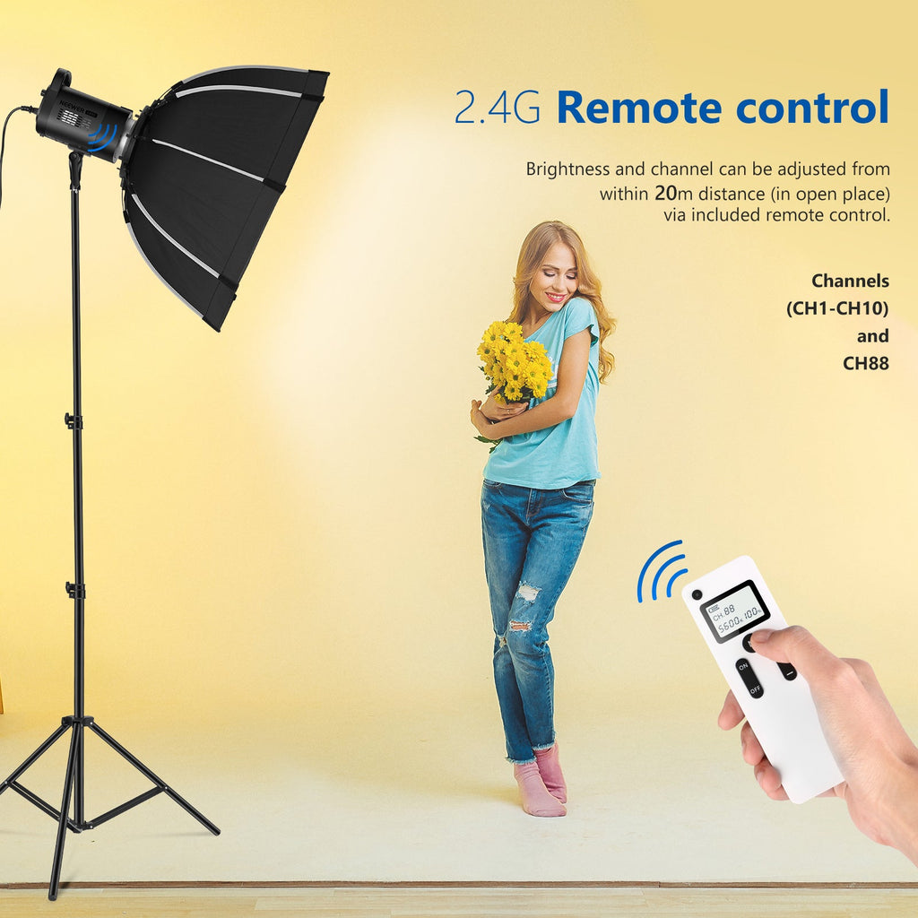 Neewer CB60 60W LED Video Light 5600K Led Continuous Light Kit with Bowens Mount