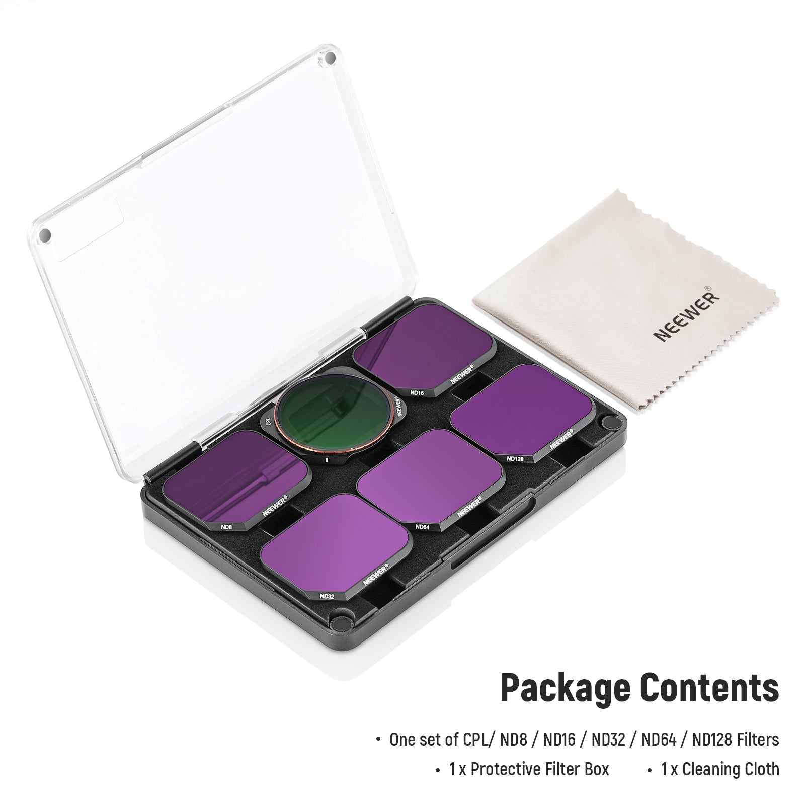 NEEWER 6 Pack ND/CPL Filter Set for DJI Mavic 3 Classic - NEEWER