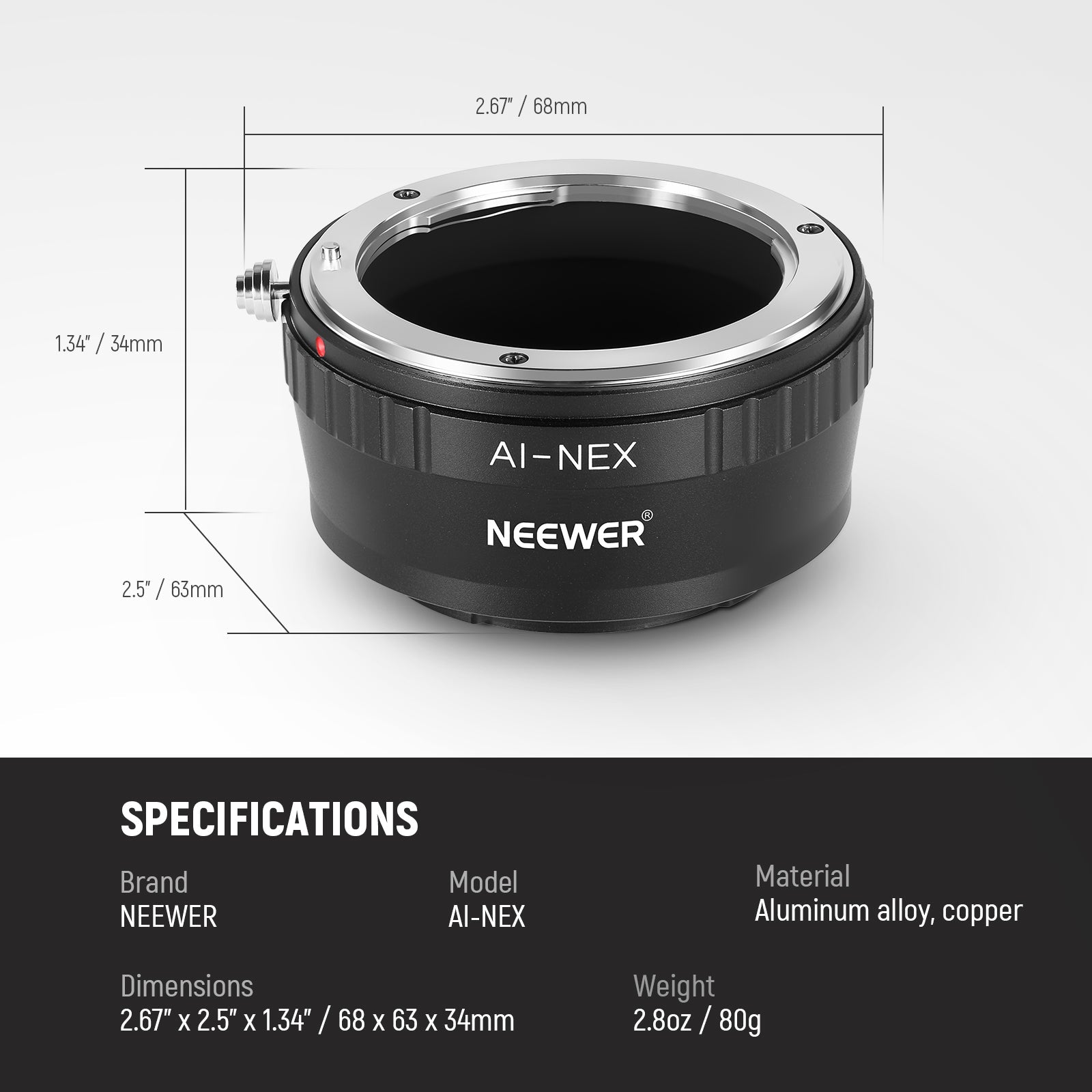 NEEWER Lens Mount Adapter Manual Focus Ring - NEEWER – NEEWER.CA