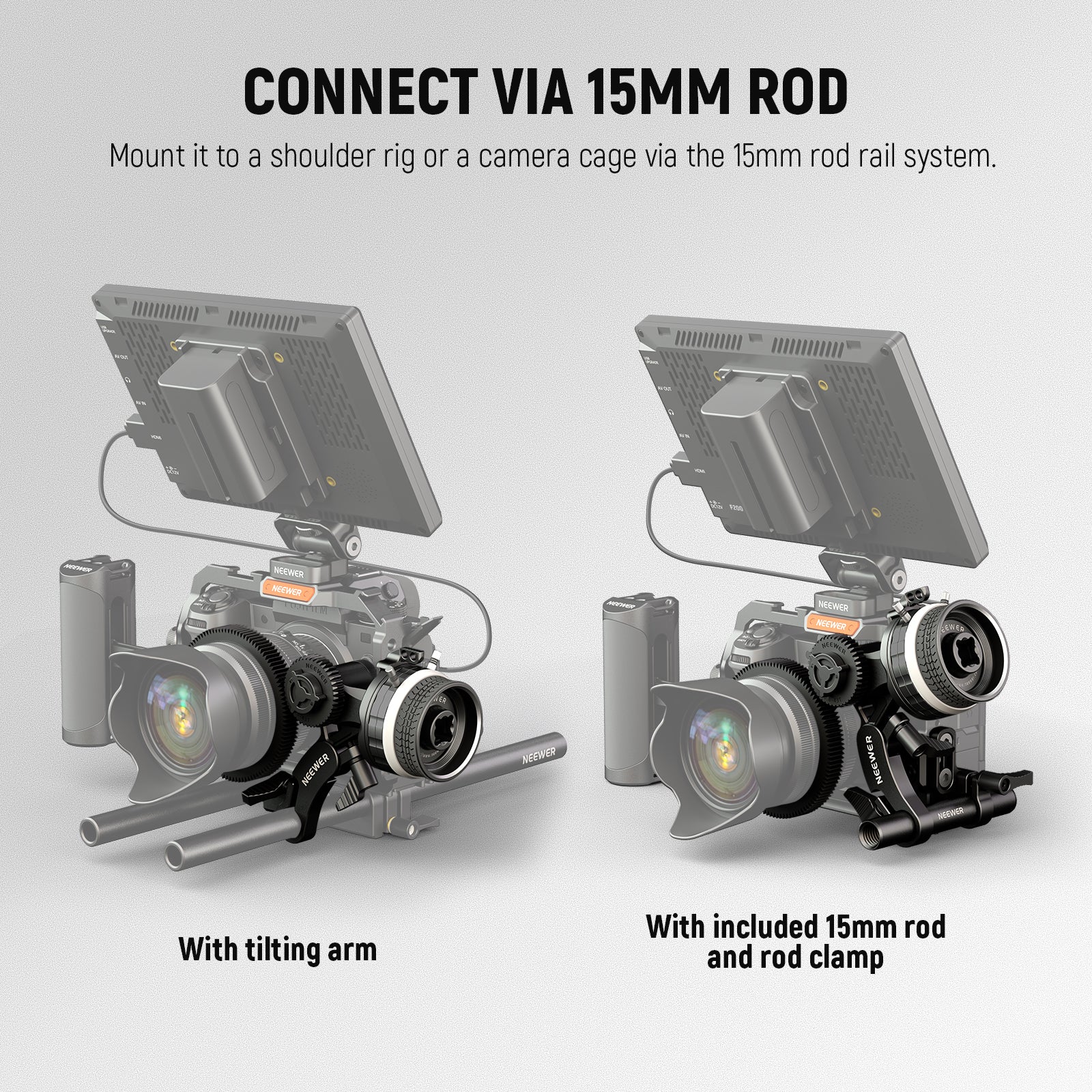 NEEWER PG003 Mini Follow Focus with A/B Stops - NEEWER – NEEWER.CA