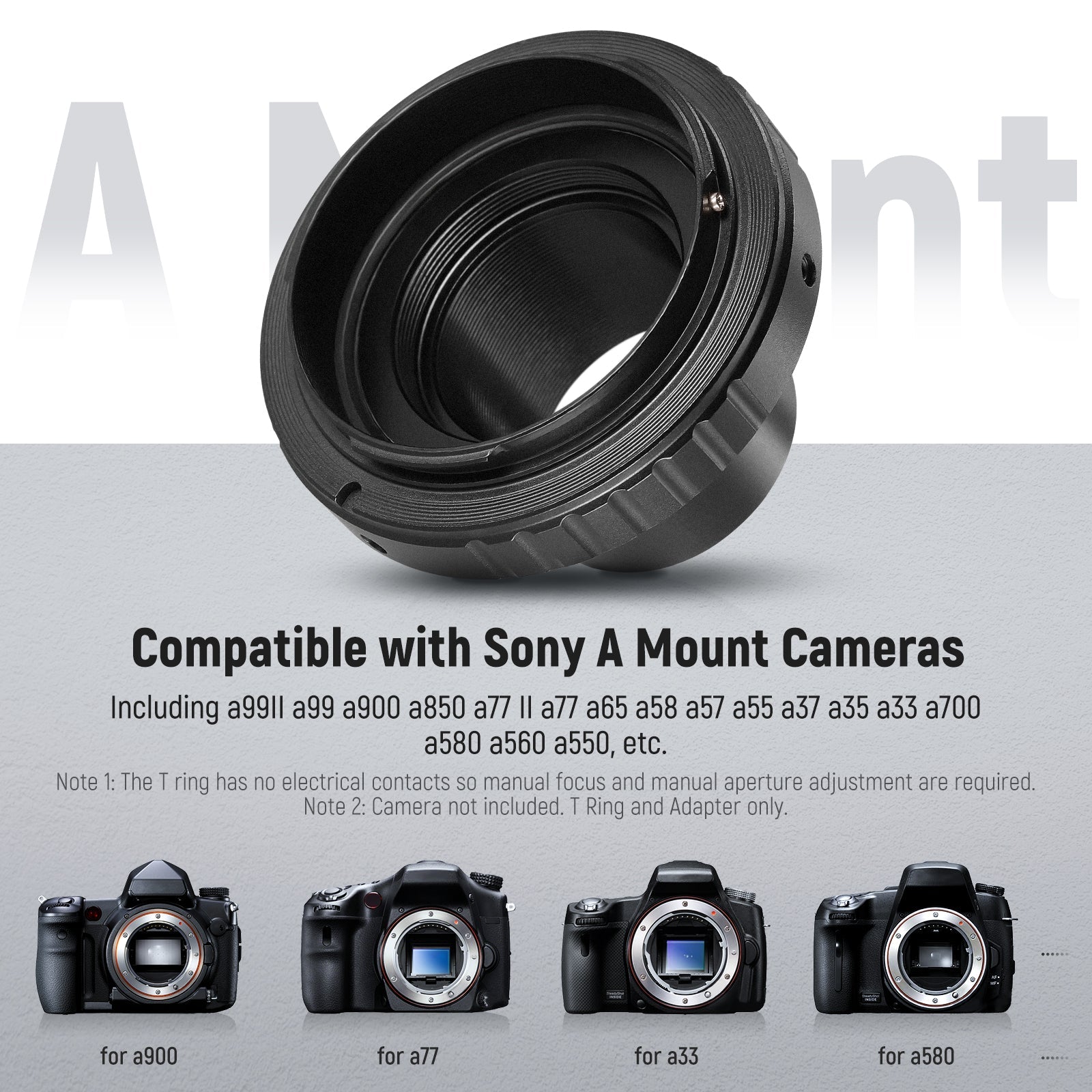 NEEWER LA-06 T Ring For Sony A Mount Cameras