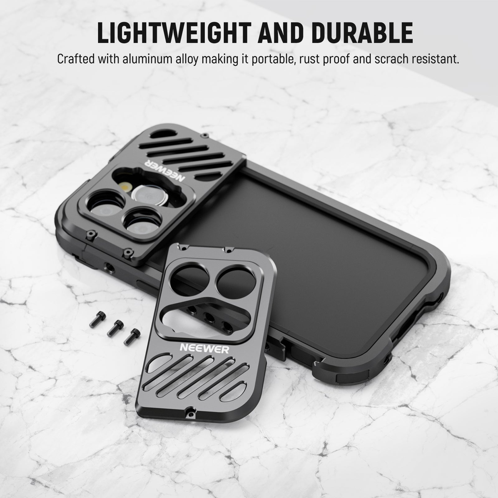 NEEWER PA018 Lens Backplate For iPhone 14 Pro Phone Cage