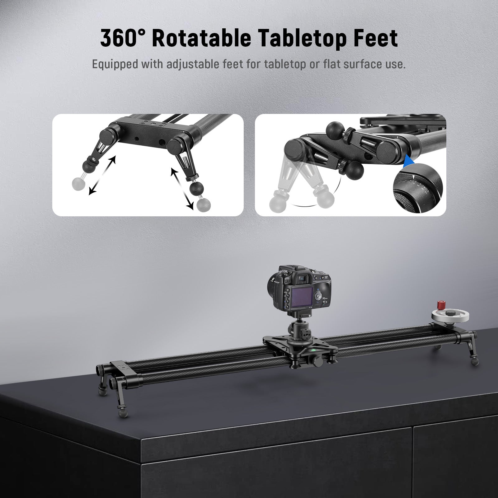 NEEWER CS85CM 31.5in/80cm Camera Slider - NEEWER