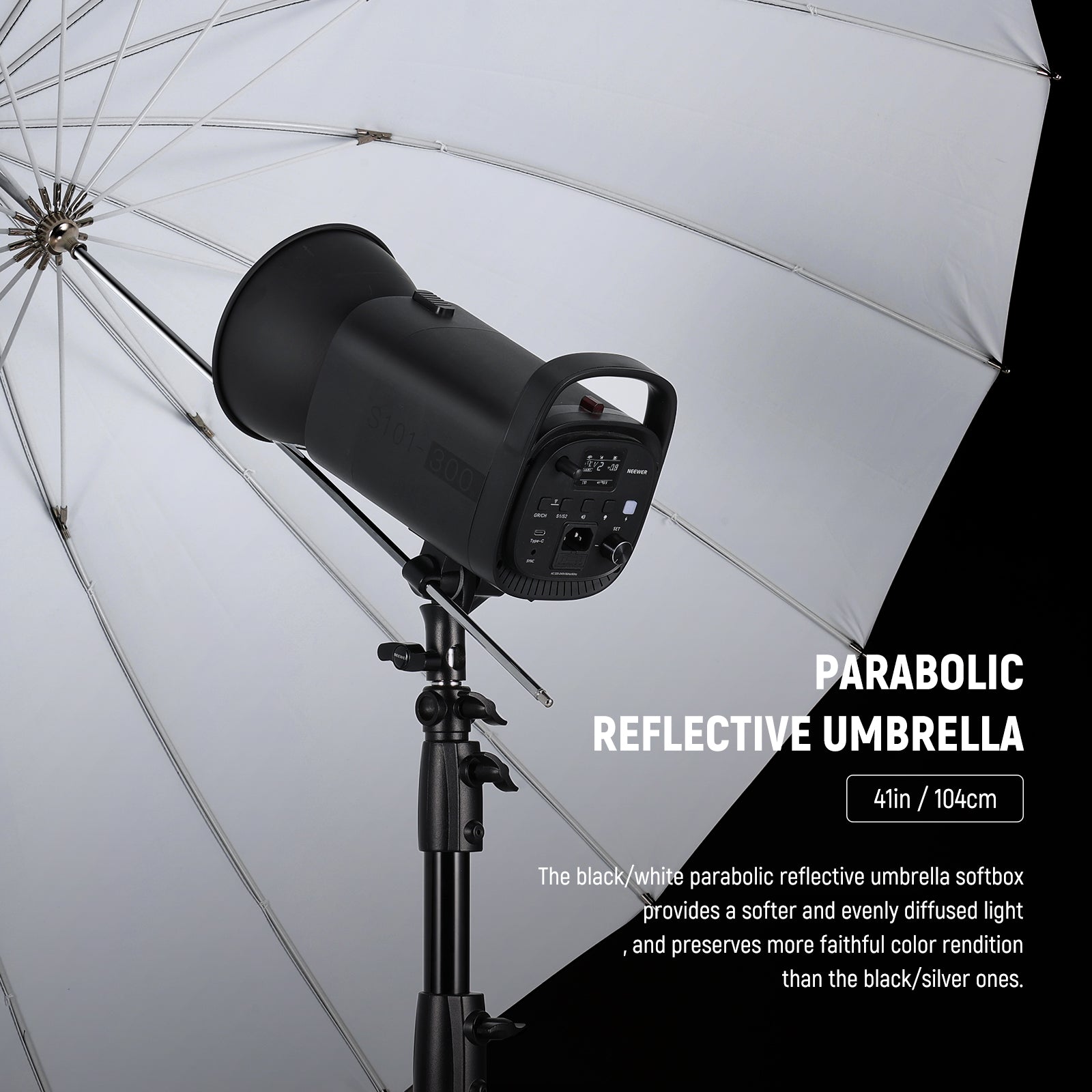Neewer NS1U Parabolic Umbrella - Thumbnail 2