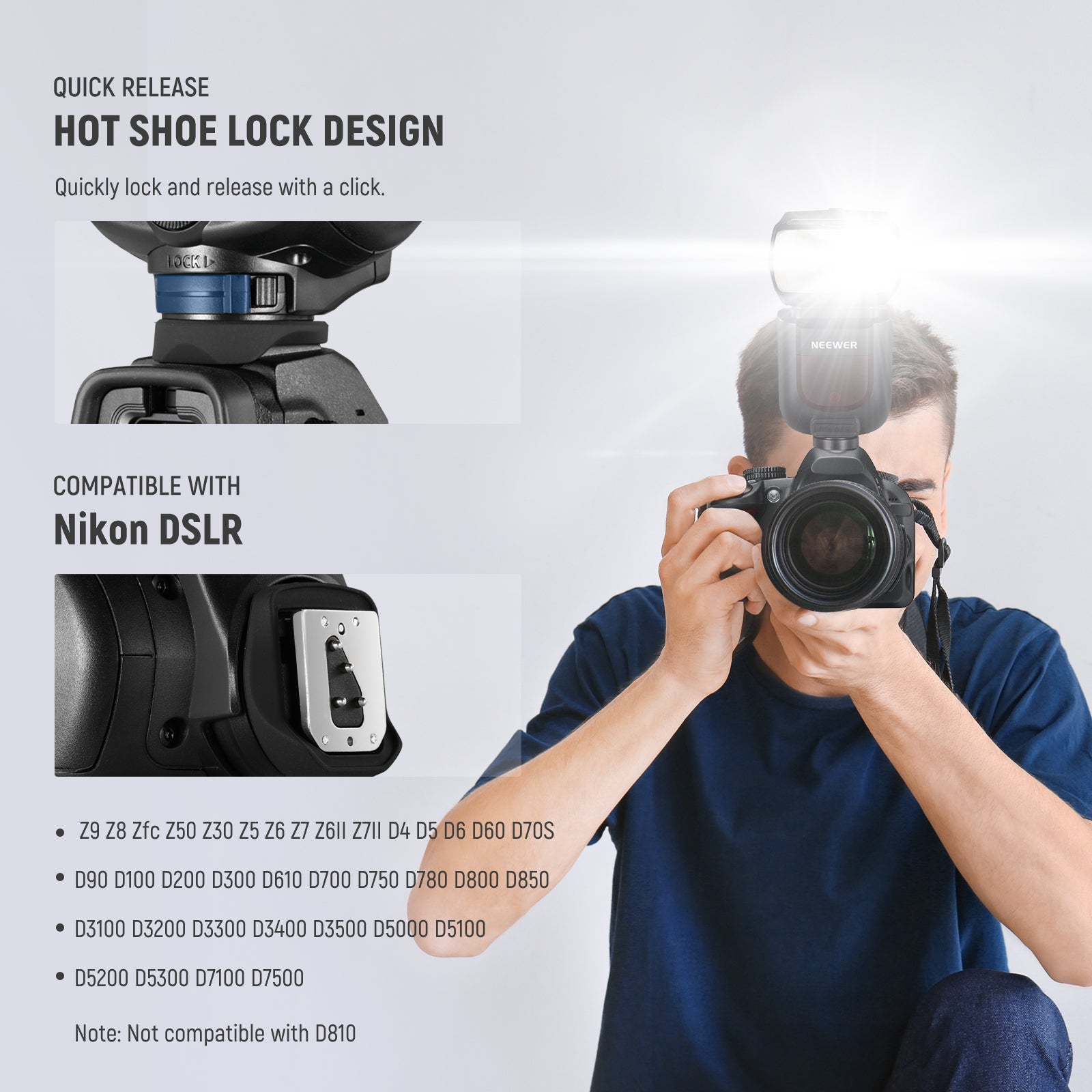 Neewer NW760 Flash Speedlite - Thumbnail 3