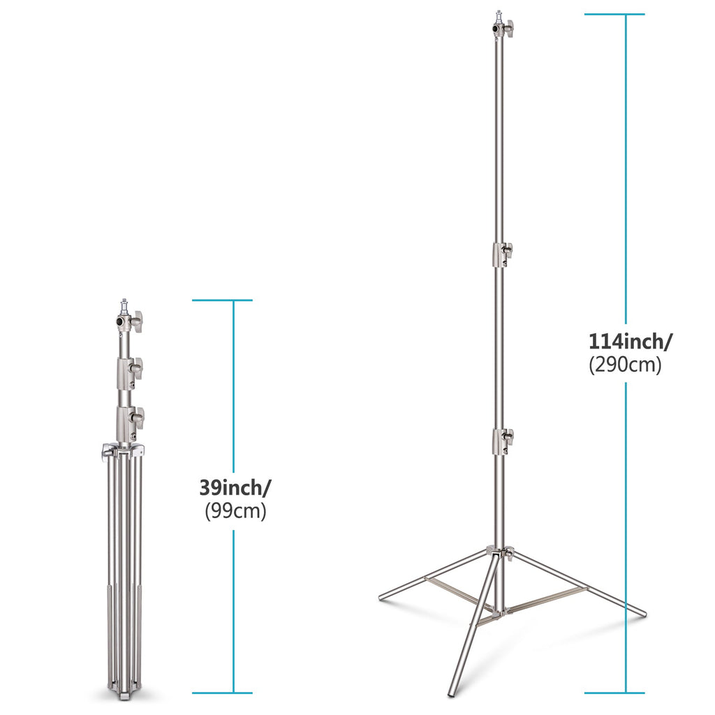 Neewer 3-pack Stainless Steel Light Stand