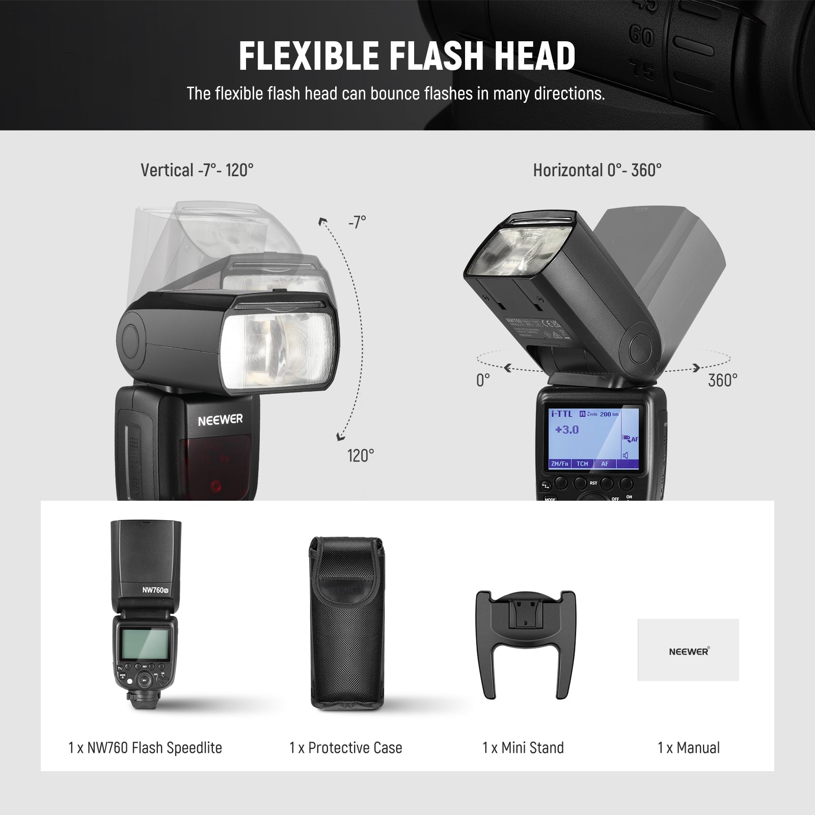 NEEWER NW760 TTL Flash Speedlite