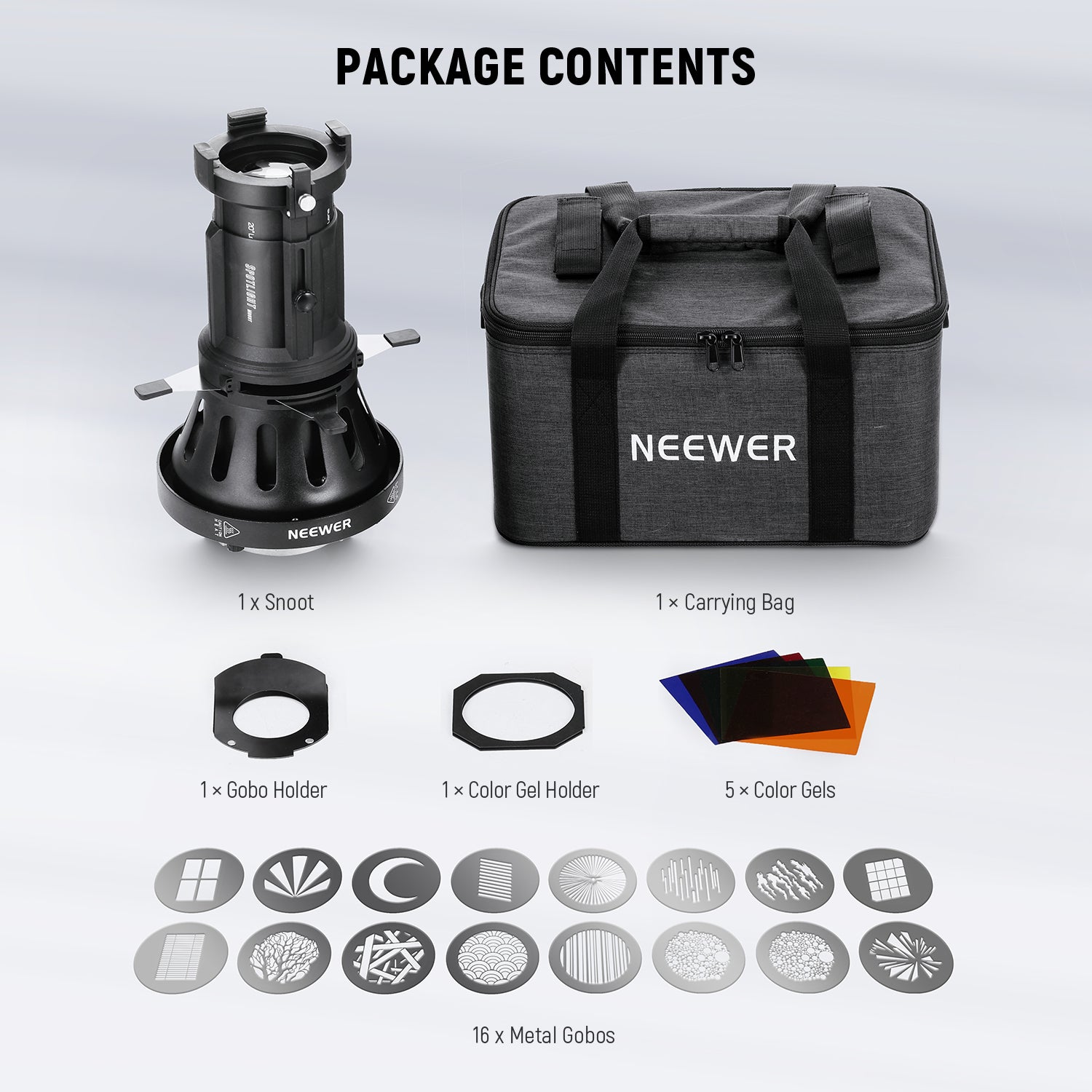 NEEWER LS-39 Spotlight Snoot With Bag - NEEWER – NEEWER.CA
